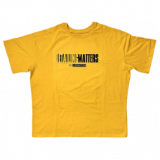 LERATON WEAR Футболка оверсайз «Detailing Matters» горчичная, размер L