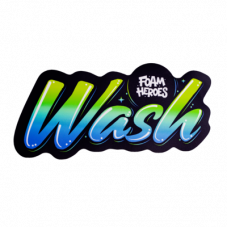 Foam Heroes Стикер водостойкий матовый, 18.5x9см Bucket Sticker Wash FHA005