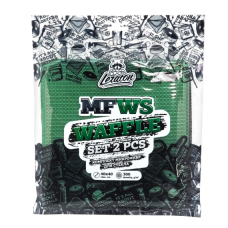 MFWS Комплект вафельных микрофибр для стекла WAFFLE SET 2 PCS 40x40 300GSM
