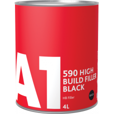 590 HB FILLER BLACK - 4л толстослойный грунт наполнитель черный+590 HARDENER FAST - 1л отвердитель