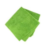 MD39 GREEN Салфетка из микрофибры (без обметки краев) 400 г/м2 ЗЕЛЕНАЯ 40х40 см