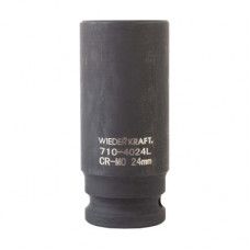 WDK-710-4024L Головка торцевая ударная глубокая 1/2", 6 граней, 24 мм