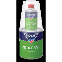 331.0964 SOLID 2K ACRYL (800+160мл) - наполнительный грунт 5+1, цвет: черный (в комп. с отвердит.)