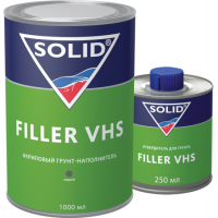 332.1503 SOLID FILLER VHS LOW VOC (1000+250 мл) -  грунт-наполнитель 4:1 (комп.), цв: серый