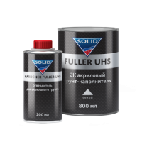 532.0805 SOLID PROF FULLER UHS WHITE (800 + 200 мл) - акрил.грунт, цв: белый (в комп. с отв.)