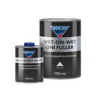 535.7525.3 SOLID PROF WET-ON-WET WHITE UNI FULLER (750+250мл.) - грунт мокрый по мокрому, белый