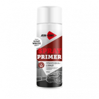 Грунтовка-спрей белая матовая AIM-ONE 450 мл (аэрозоль).Spray  primer white matt 450ML SPR-MW1007