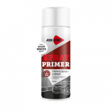 Грунтовка-спрей белая матовая AIM-ONE 450 мл (аэрозоль).Spray  primer white matt 450ML SPR-MW1007