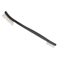 BR17 Мини щетка двухсторонняя мягкая , белая щетина DOUBLE SIDE SOFT MINI BRUSH