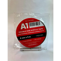 А1 DOUBLE SIDE ACRYLIC TAPE клейкая лента акриловая двусторонняя черная 6 мм Х 5 м