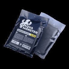 AQUA MONSTER Микрофибровое полотенце 50*80 см, чёрное, 600гр/м2 для сушки авто Au-2416