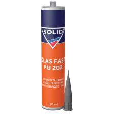370.0311.1 SOLID GLAS FAST PU 202 однокомпонентный полиуретановый клей для вклейки стёкол 310ml 2-ч.
