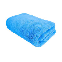 Twist drying towel (70х90см) blue Мягкое сушащее полотенце из микрофибры, 530г