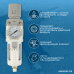 AW3000-03 Фильтр-масловлагоотделитель с манометром и регулятором давления 3/8"