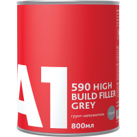 590 HB FILLER BLACK (800мл+200мл черный) толстослойный грунт наполнитель (в комплекте с отвердителем