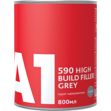 590 HB FILLER BLACK (800мл+200мл черный) толстослойный грунт наполнитель (в комплекте с отвердителем