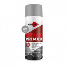 Грунтовка-спрей серая матовая AIM-ONE 450 мл (аэрозоль).Spray  primer gray matt 450ML SPR-MG48