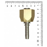 Фитинг гайка EASY LOCK22 1SN,2SN,,DN8, материал латунь, нерж