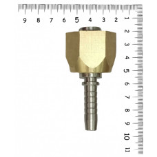 Фитинг гайка EASY LOCK22 1SN,2SN,,DN8, материал латунь, нерж