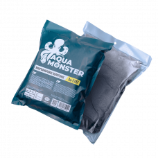 AQUA MONSTER Микрофибровое полотенце 60*90 см, чёрное, 1000гр/м2 для сушки авто Au-2417