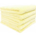 Plush light edge less buffing towel (32х32см) Двустороннее полотенце для располировки, Желтое (5 шт), PURESTAR