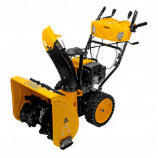 Бензиновая снегоуборочная машина SBM 610S PRO, 212 cc, электростартер, фара, обогрев Denzel
