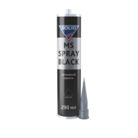 291.SP.BL SOLID PROF MS SPRAY BLACK (290 мл) -  распыляемый герметик, цвет: черный