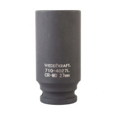 WDK-710-4027L Головка торцевая ударная глубокая 1/2", 6 граней, 27 мм