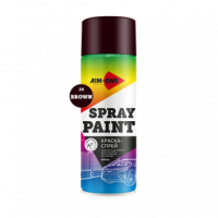 Краска-спрей коричневая AIM-ONE 450 мл (аэрозоль).Spray paint  brown 450ML SP-BW29
