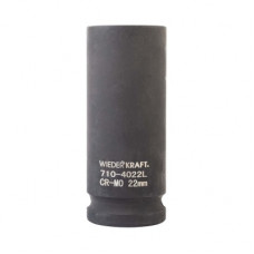 WDK-710-4022L Головка торцевая ударная глубокая 1/2", 6 граней, 22 мм