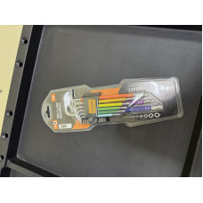 WDK-TL1050 набор ключей TORX экстра-длинные T10-T50, 9 шт, сталь S2