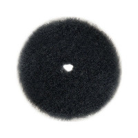 Круг шерстяной из нескольких видов шерсти с коротким ворсом, Medium cut, серый, моющийся, 5" х .75", 5KWB
