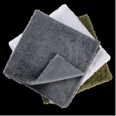 Набор двухсторонних микрофибровых полотенец 40x40 см 400 GSM (30 шт) LERATON PROFESSIONAL DOUBLE SIDE FIBERS WORK SET PRO