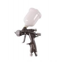 Mini JP400 HVLP Миникраскопульт профессиональный низкого давления с верхним пластиковым бачком, дюза 1,0 мм.