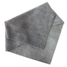 Салфетка из микрофибры (без обметки краев) 400 г/м2 СЕРАЯ 40х40см