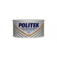 Полиэфирная серебристая шпатлевка POLITEK SILVER 0,9кг с отвердителем
