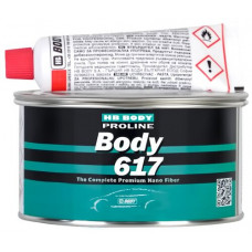 Шпатлевка НВ BODY 617 NANO FlBER POLYESTER FlLLER (1 кг)