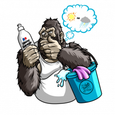 СТИКЕР GORILLA SERIES, #4